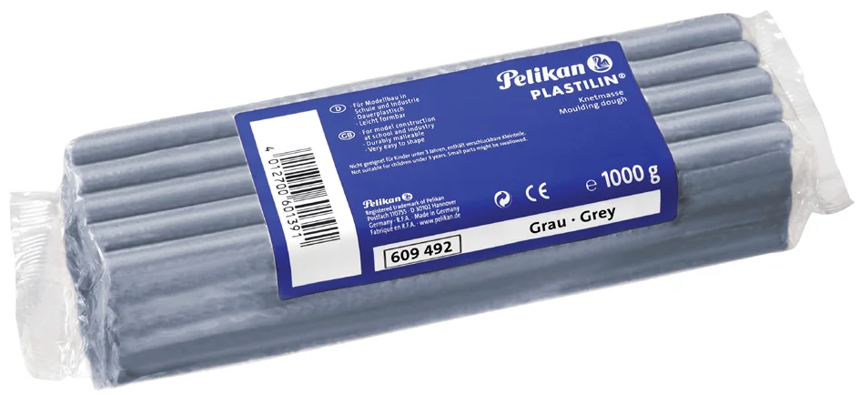Pelikan Pâte à modeler de qualité plastilin, gris - OEM 300007779