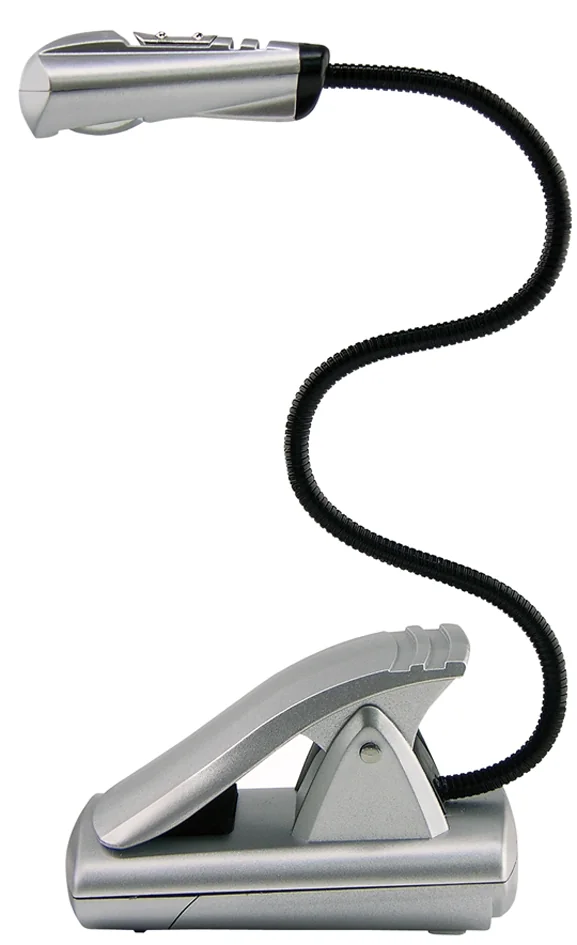 WEDO Lampe de lecture LED avec clip, mobile, 1 LED, noir - OEM 254 1001