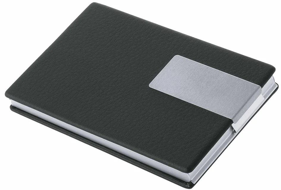 WEDO Boîte cartes de visite Good Deal, aluminium/PVC (noir) - OEM 205 6601