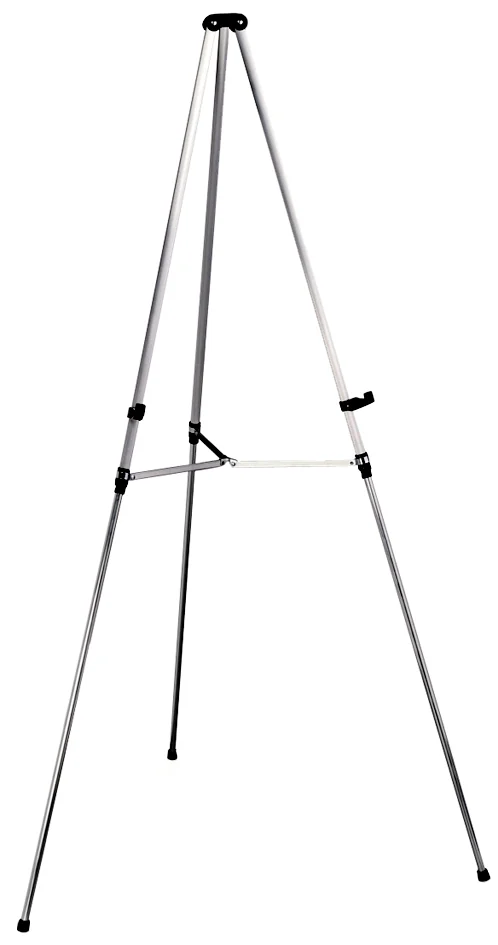 nobo Présentoir téléscopique pour tableau, aluminium blanc - OEM Q50E – Image 3