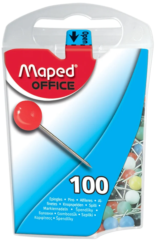 Maped Epingles de signalisation, taille 5, assorti - OEM 346011