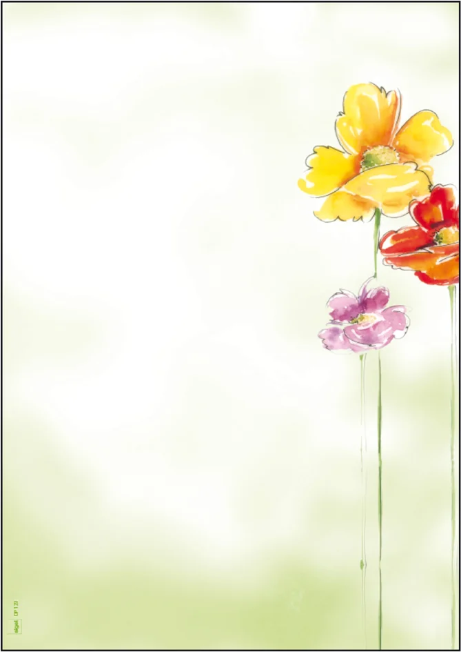 sigel Papier à motif, A4, 90 g/m2, motif 'Sunflower' - OEM DP694