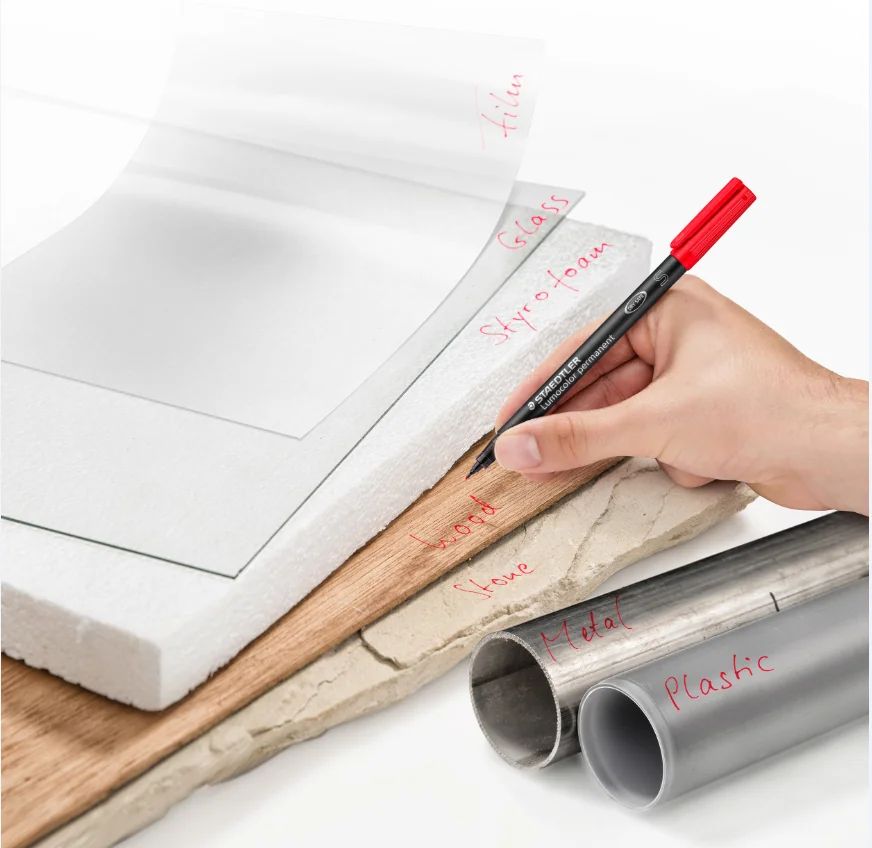 STAEDTLER Marqueur permanent 313S Lumocolor, étui de 6 - OEM 313 WP6