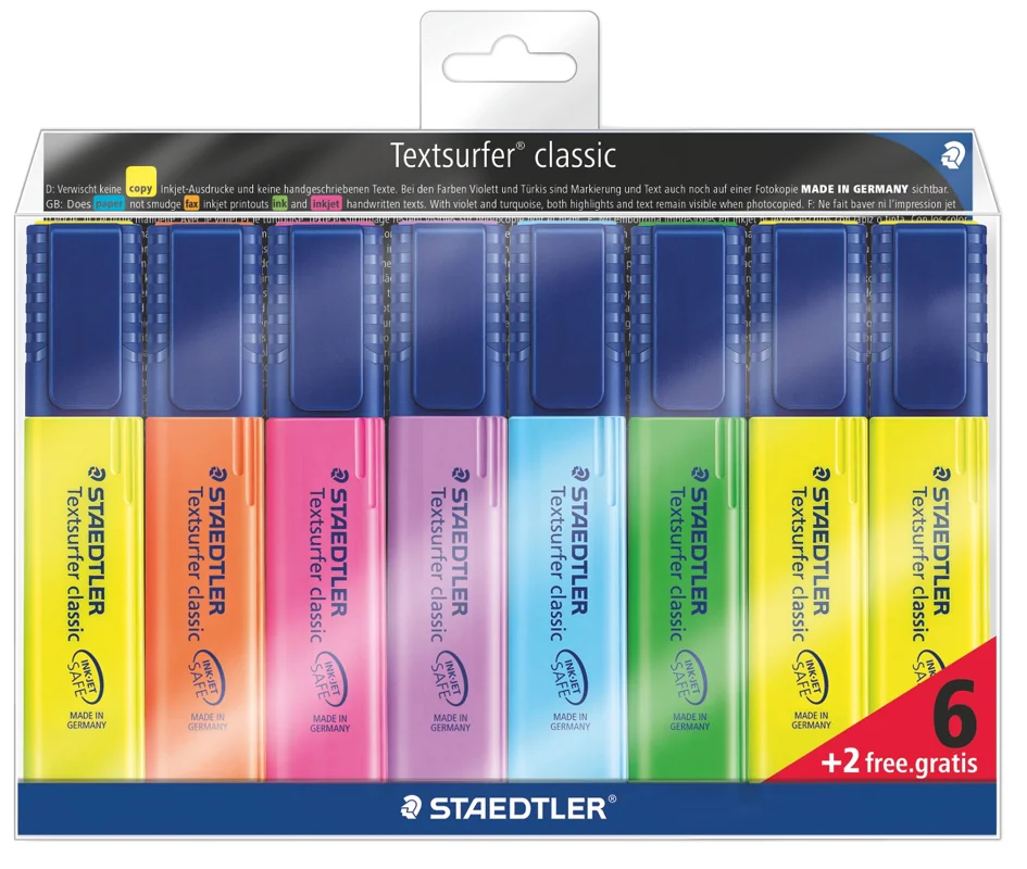STAEDTLER Surligneur 'Textsurfer Classic', étui de 20 - OEM 364 WP20