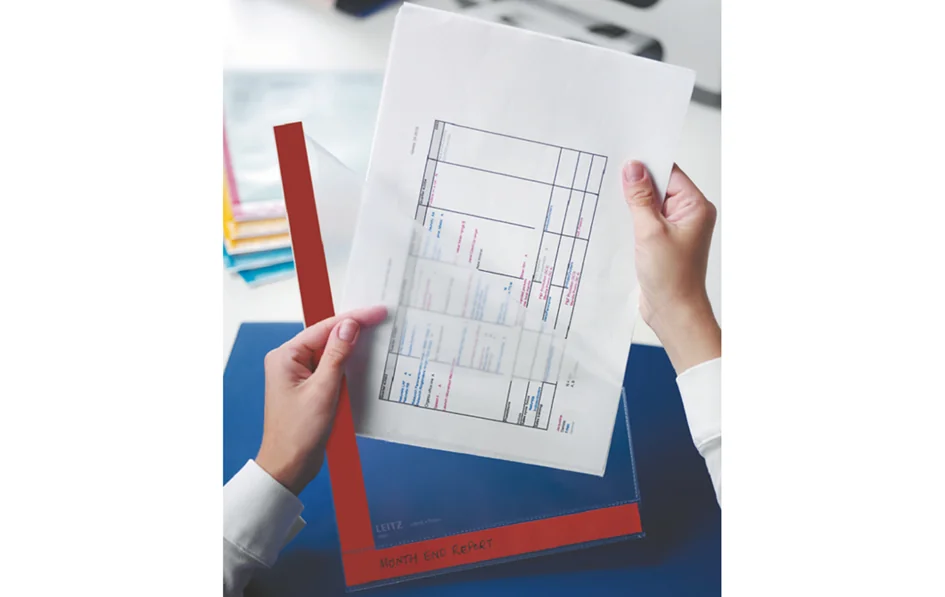 LEITZ Pochette transparente Desk Free, A4, en PP, granuleux - OEM 4080-30-00