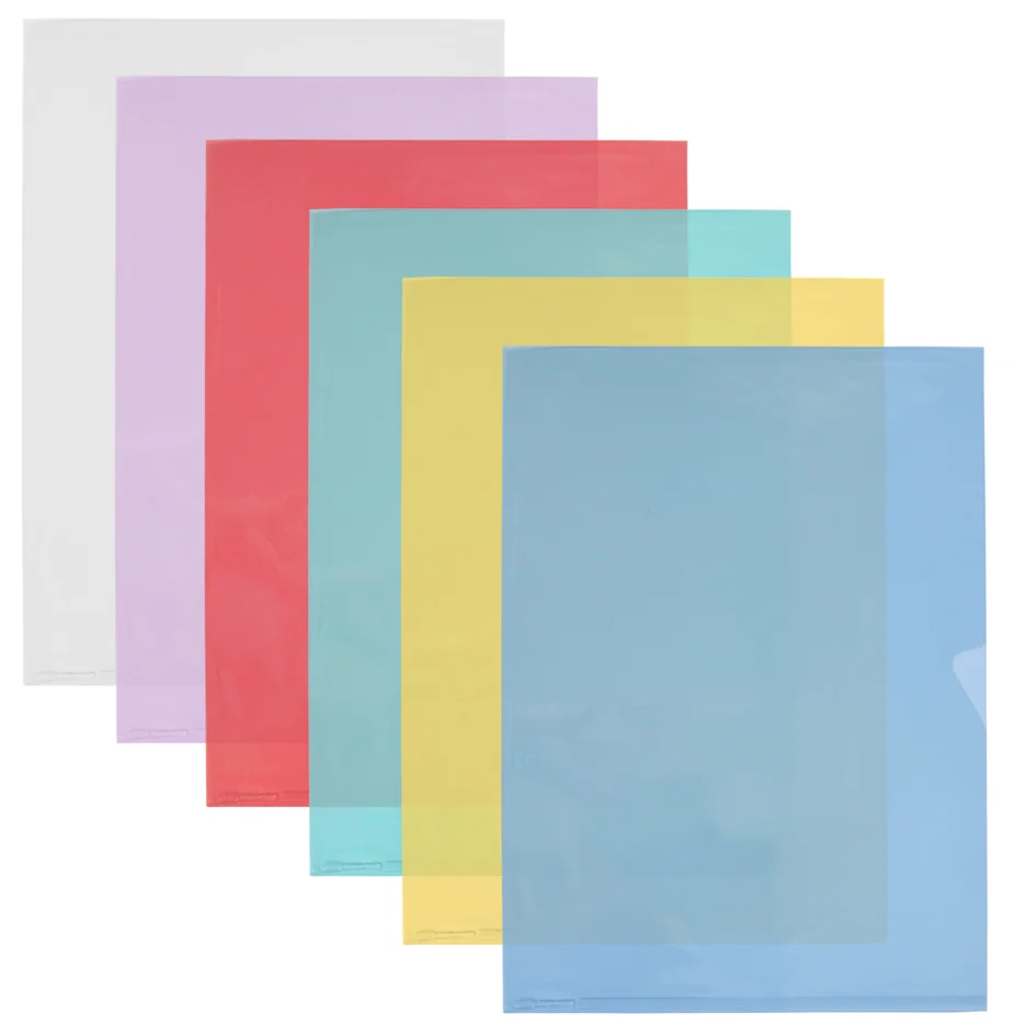 Oxford Pochettes coin Fard'Liss, A4, PVC 0,20 mm, assorti - OEM 100210764
