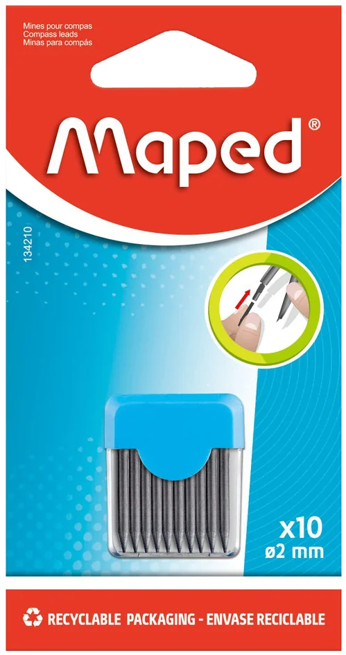 Maped Mines pour compas/mines pour compas, degré de dureté: - OEM 134210