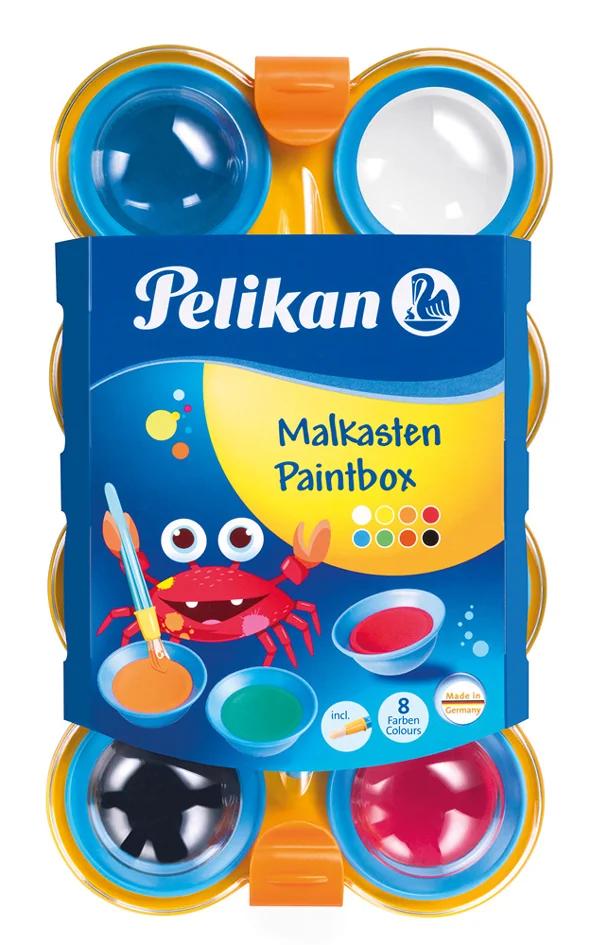 Pelikan Boîte de peinture pour enfants, 8 couleurs - OEM 100401612