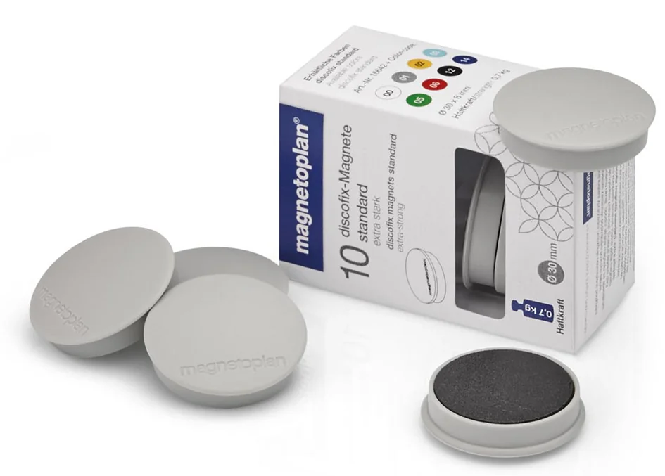 magnetoplan Discofix aimant rond 'standard', gris - OEM 1664201