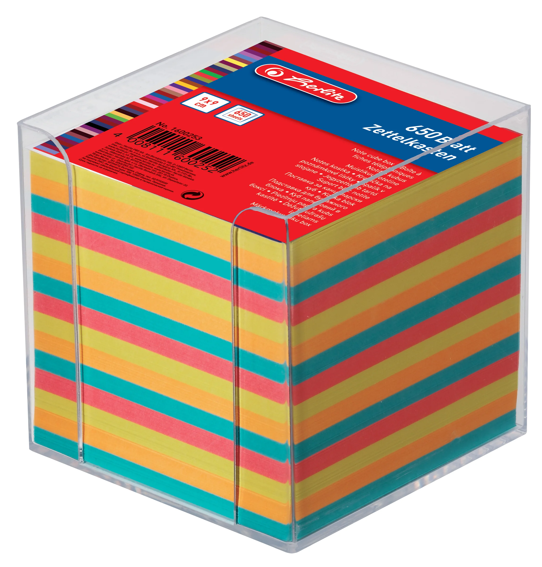 herlitz Boîtier pour bloc-notes, en plastique, transparent - OEM 300002401