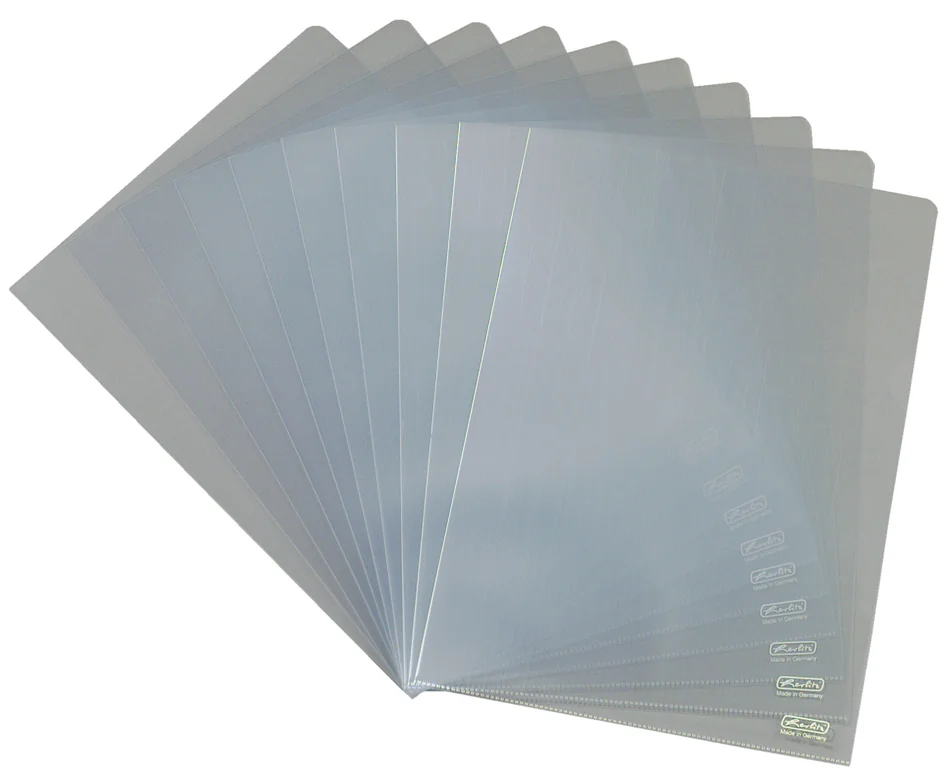 herlitz Pochette coin, A4, PP, 0,11 mm, transparent - OEM 100810117