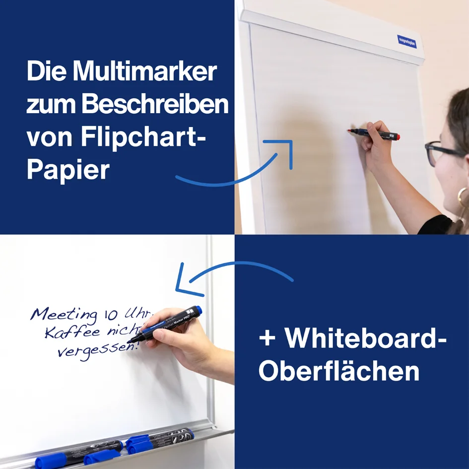 magnetoplan Marqueur pour tableau blanc et chevalet PRO+ - OEM 1228106