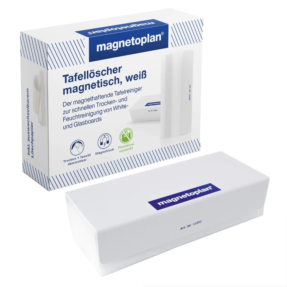magnetoplan effaceur magnétique pour tableau, blanc - OEM 12295