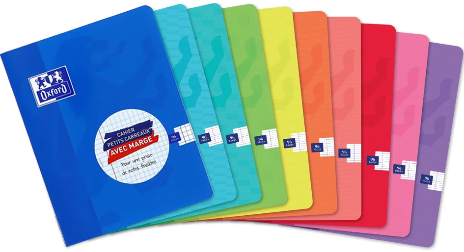 Oxford Cahier piqûre, 170 x 220 mm, seyès, 96 pages - OEM 100902248