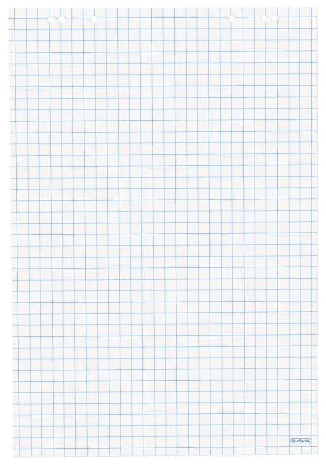 herlitz Bloc pour chevalet de conférence, 20 feuilles - lot de 5 - OEM 300002674