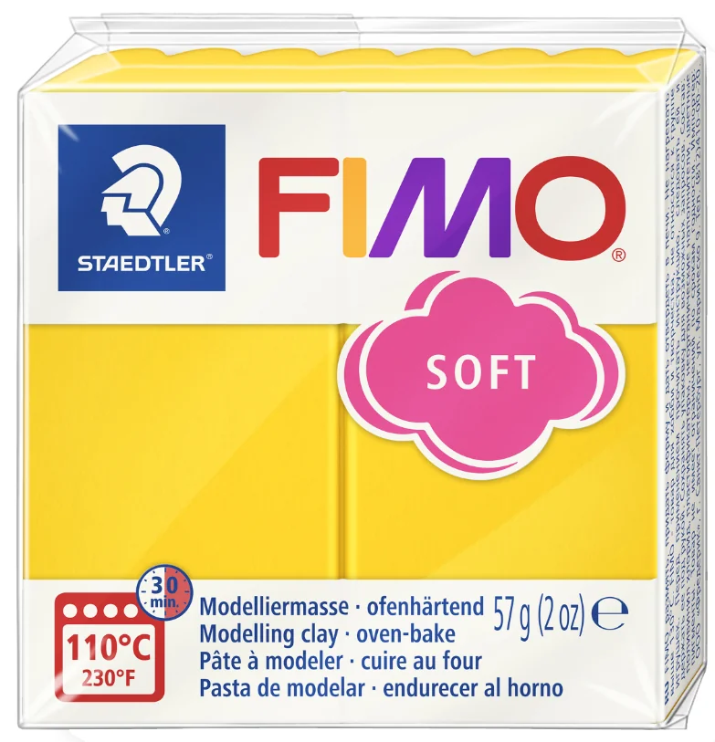 FIMO Pâte à modeler SOFT, à cuire, 57 g, noir - OEM 8020-9 – Image 3