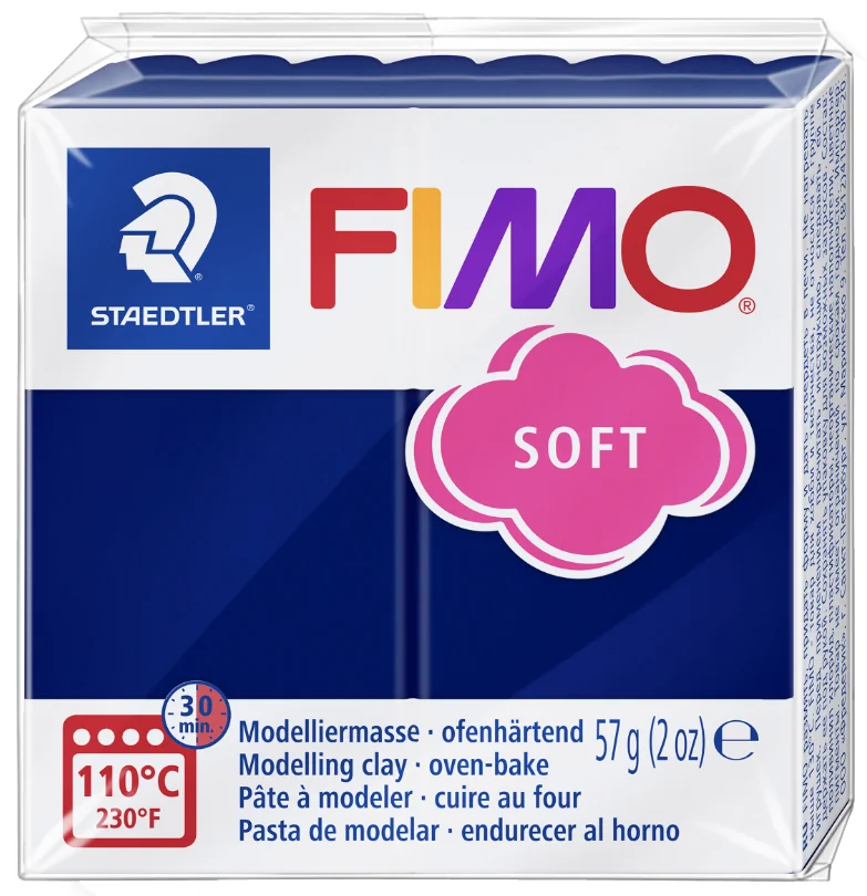 FIMO Pâte à modeler SOFT, à cuire, 57 g, noir - OEM 8020-9 – Image 9