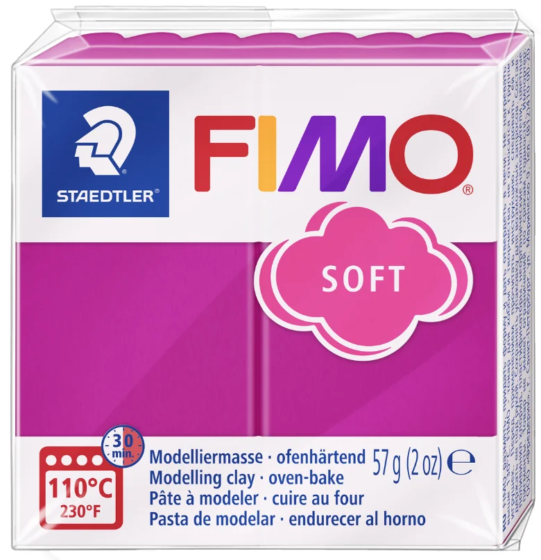 FIMO Pâte à modeler SOFT, à cuire, 57 g, menthe - OEM 8020-39 – Image 4