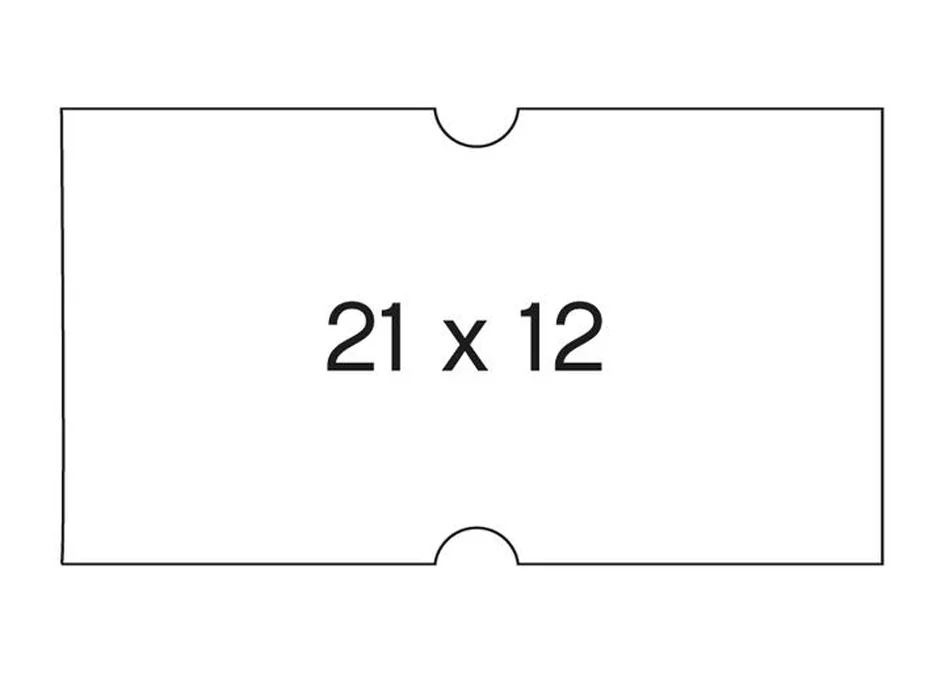 APLI Etiquette pour pince, rectangulaire, blanc, 21 x 12 mm - OEM 100910