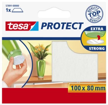 tesa Protect Patin en feutrine, diamètre: 22 mm, marron - OEM 57893-00001-01
