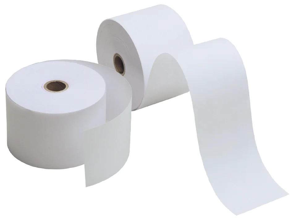 Kores rouleaux thermiques, 80mm x 44m x 12mm,sans bois,blanc - lot de 5 - OEM TR8044