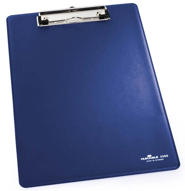 DURABLE Porte-bloc, A4, avec pochette, bleu - OEM 2350-07