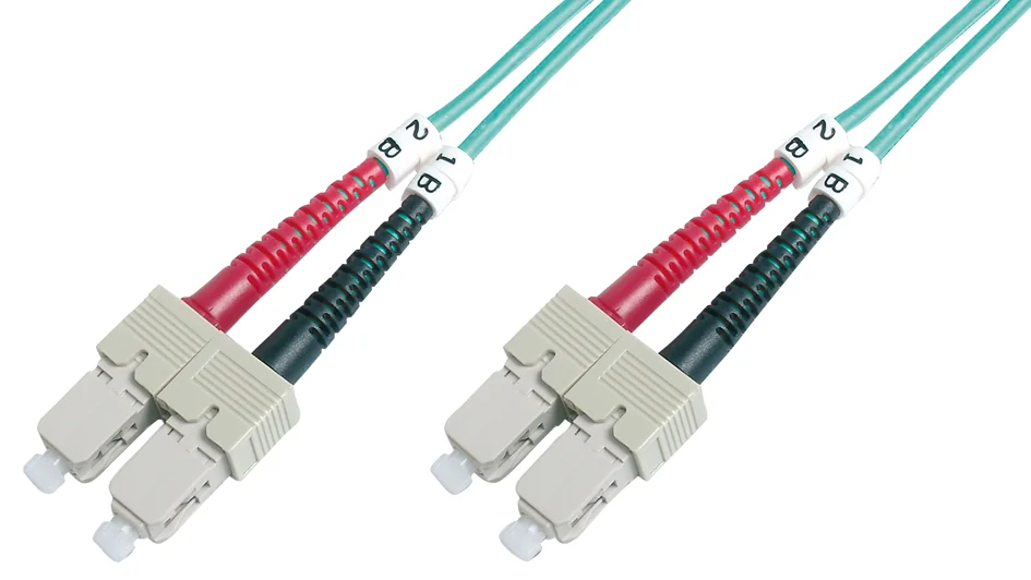 DIGITUS Câble à fibre optique, SC-Duplex - SC-Duplex, OM3,2m - OEM DK-2522-02/3
