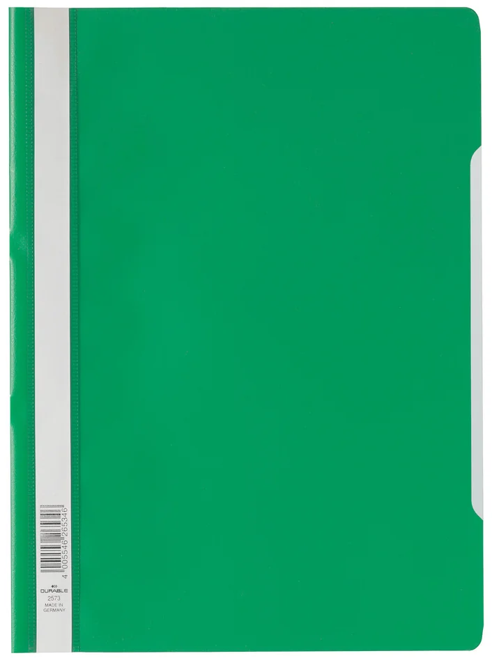 DURABLE Chemise à lamelle, A4, en PP, vert foncé - OEM 257332 – Image 5