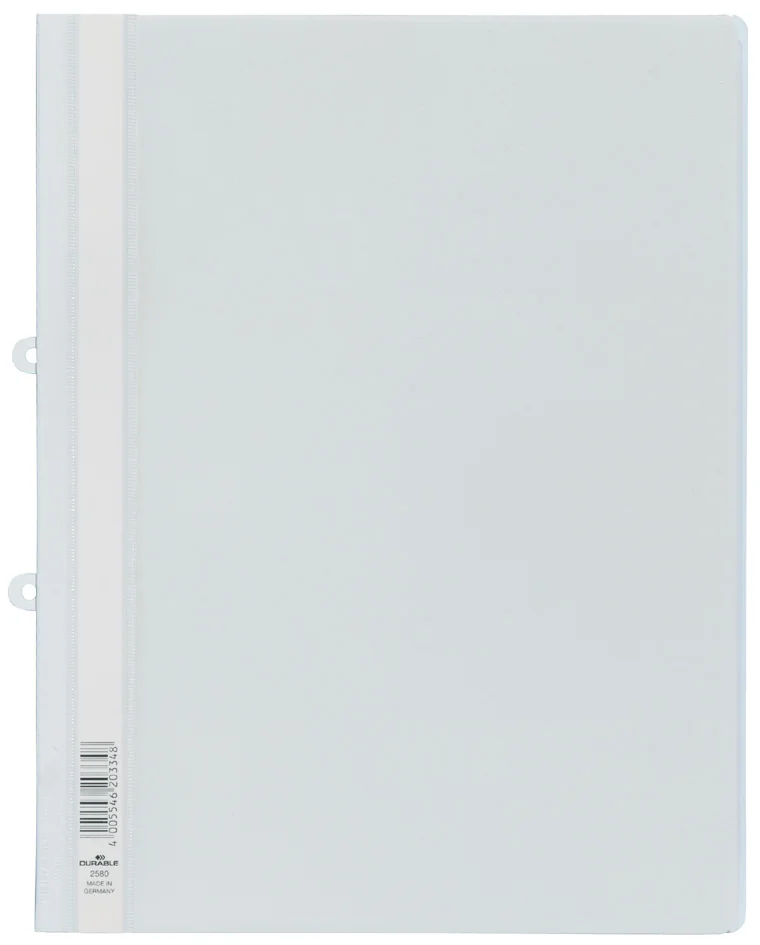 DURABLE Chemise à lamelle pour l'archivage, A4, gris - OEM 2580-10
