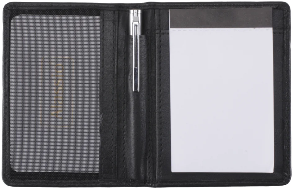 Alassio Etui pour bloc-notes, cuir, noir - OEM 43065