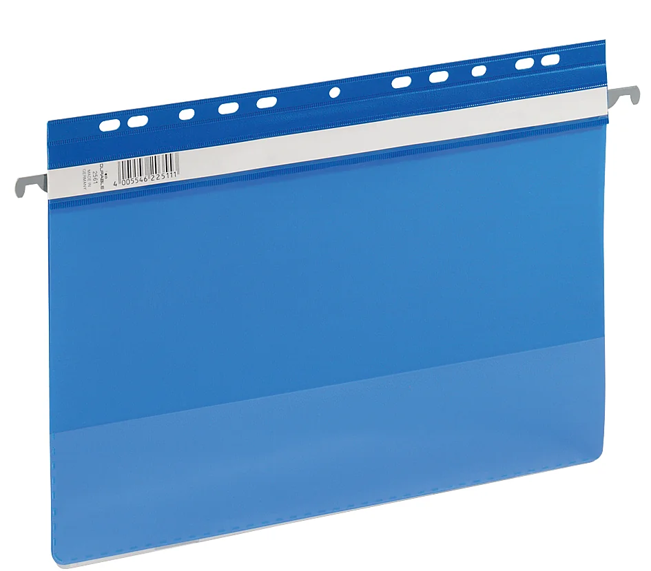 DURABLE Dossier suspendu Economy, format A4, bleu - OEM 2561-06
