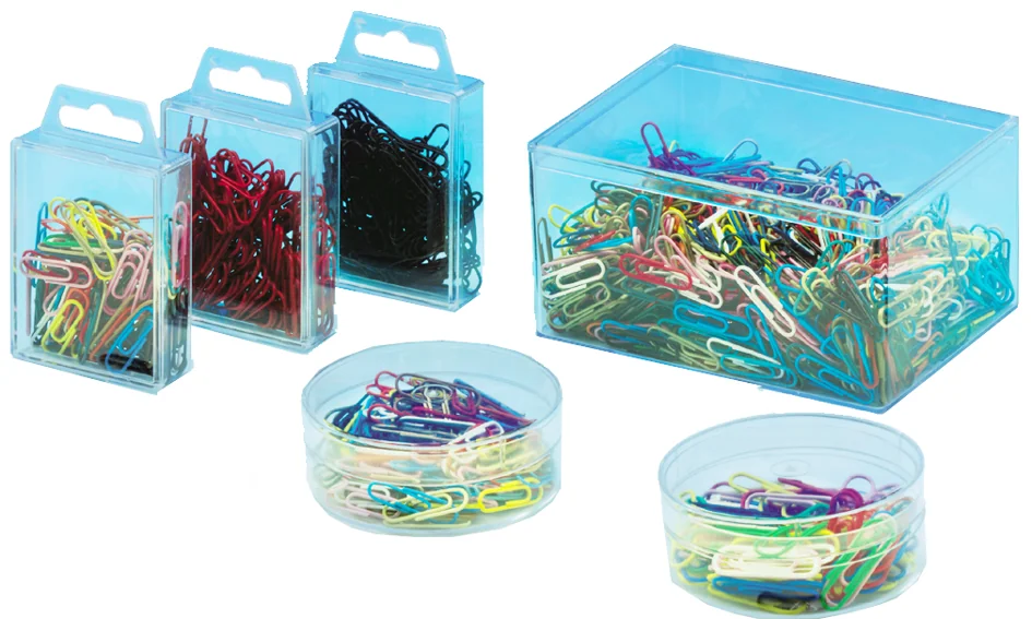 WEDO Trombones recouvertes de plastique, 27 mm, assorti - OEM 901 244299