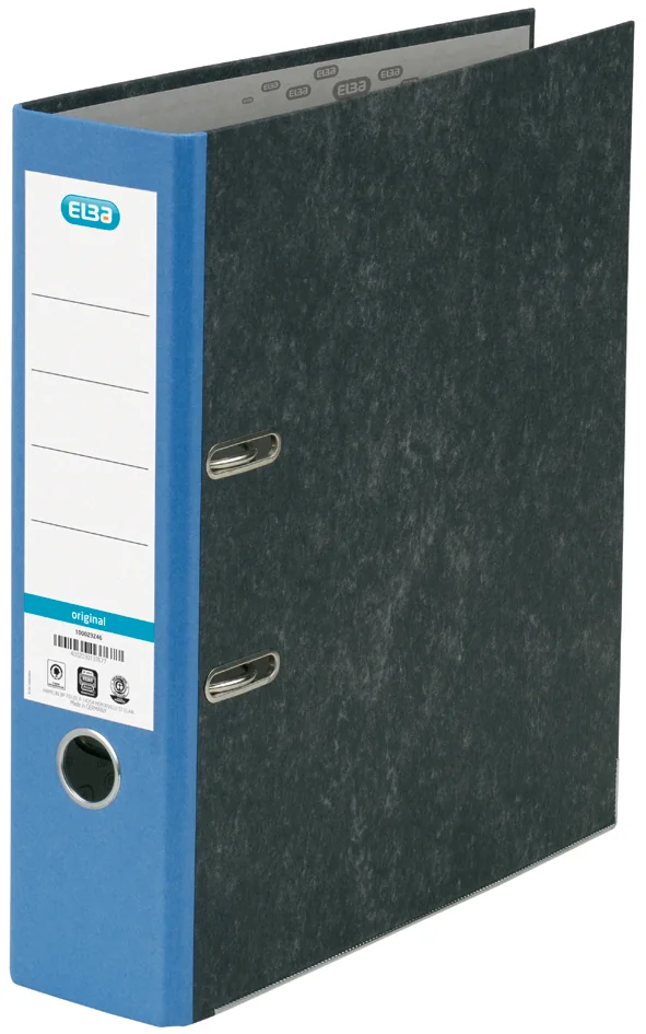 ELBA classeur smart marbré nuageux, dos: 80mm, vert, DIN A4 - lot de 10 - OEM 100023248