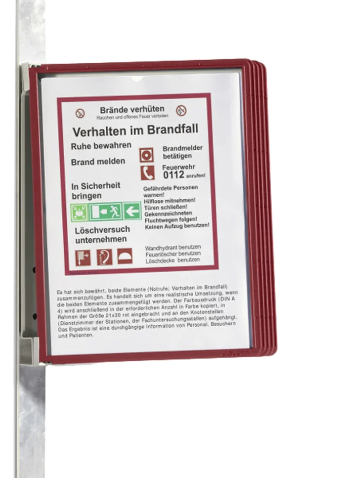 DURABLE Système de présentation VARIO MAGNET wall 5, kit - OEM 591407