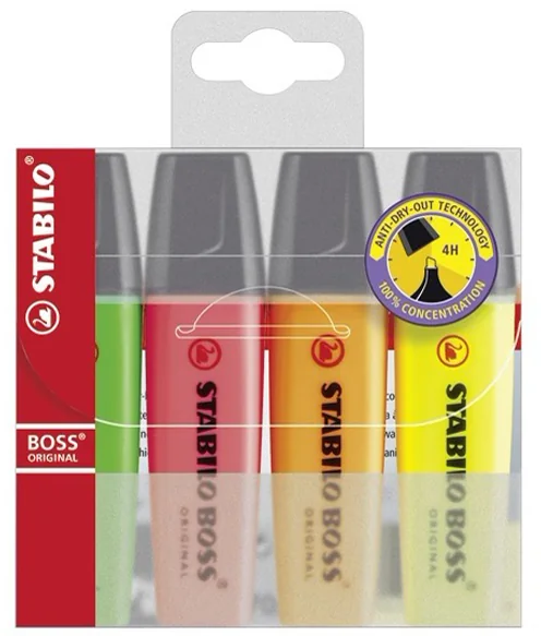 STABILO Surligneur 'BOSS ORIGINAL', étui en PET de 8 - OEM 70/8 – Image 4