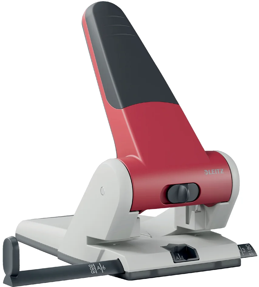 LEITZ Perforateur d'archives 5180, rouge - OEM 5180-00-25