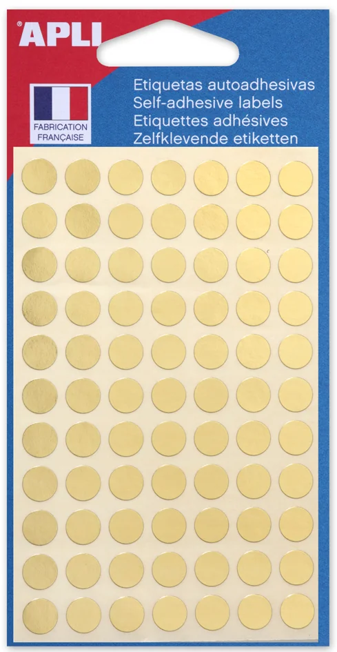 APLI Pastille de signalisation, diamètre: 15 mm, or - OEM 100602