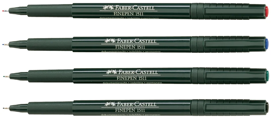 FABER-CASTELL Stylo feutre extra-fin FINEPEN 1511, noir - OEM 151199