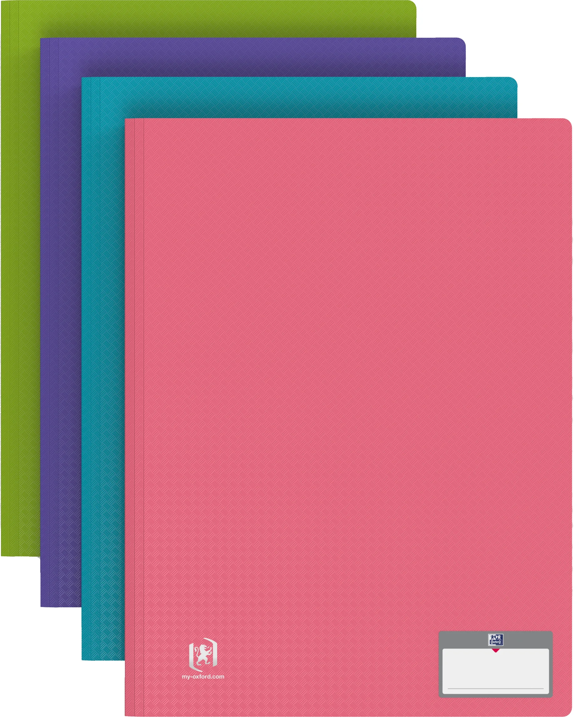 Oxford Protège-documents Memphis, A4, 30 pochettes, assorti - lot de 10 - OEM 100206142