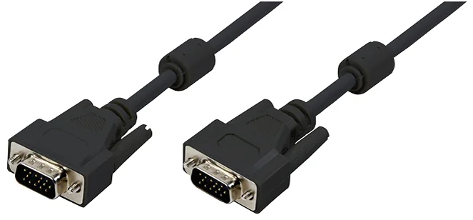 LogiLink Câble VGA pour moniteur, mâle - mâle, noir, 20 m - OEM CV0018