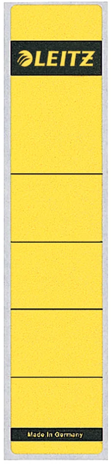 LEITZ Etiquette pour dos de classeur, 39 x 192 mm, gris - OEM 1643-00-85