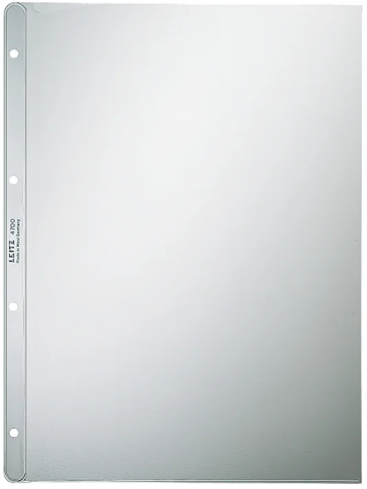 LEITZ Pochette perforée extra solide, format A4, PP, 0,13 mm - OEM 4700-00-03
