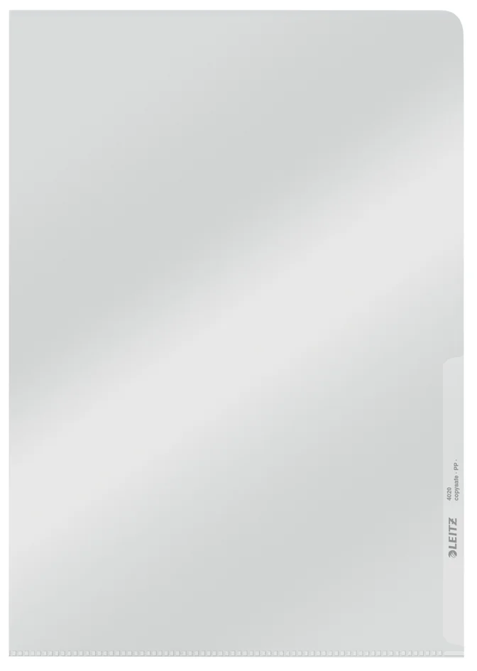 LEITZ Pochette transparente extra rigide, A4, transparent - OEM 4020-00-03