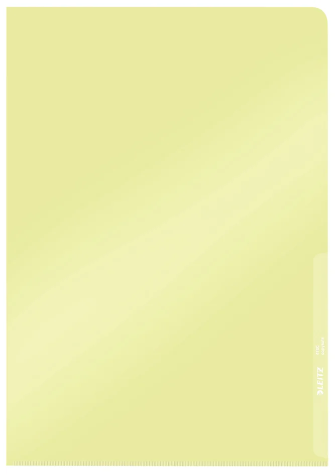 LEITZ pochette coin Premium, format A4, PVC, jaune, 0,15 mm - OEM 4100-00-15