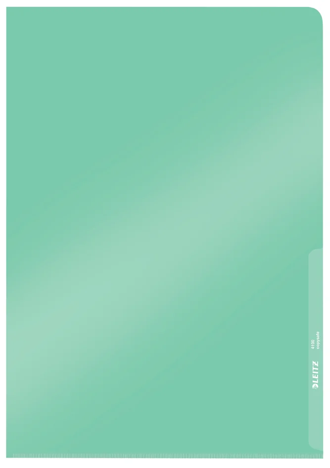 LEITZ pochette transparente Premium, format A4, PVC, bleu - OEM 4100-00-35 – Image 4