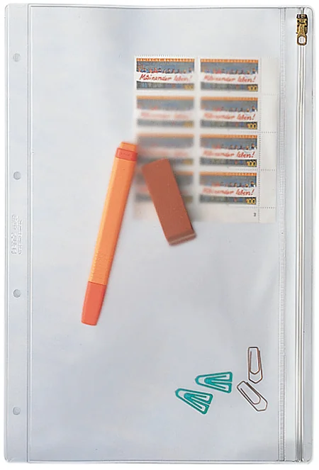 LEITZ Pochette à fermeture zip, format A4, PVC, grainé - OEM 4040-00-00