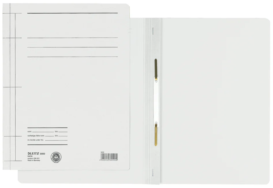 LEITZ Chemise à lamelle Rapid, format A4, carton manille - lot de 25 - OEM 3000-00-25