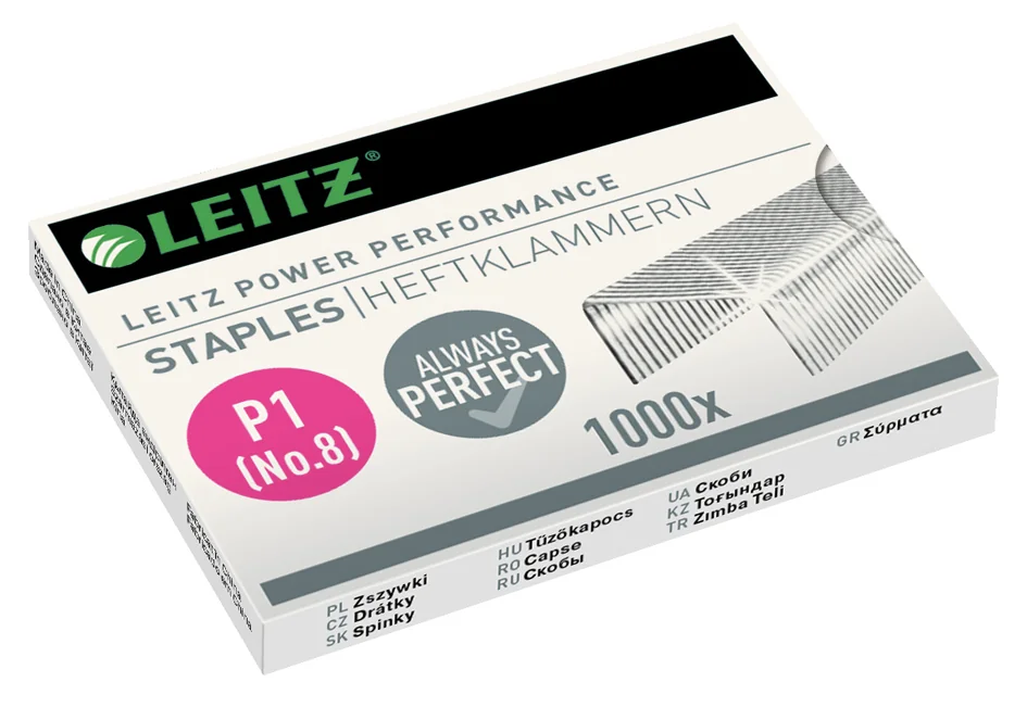 LEITZ Agrafes JUWEL, zinguées, 4 mm - OEM 5640-00-00