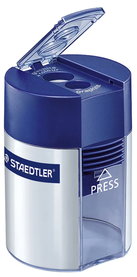 STAEDTLER Taille-crayon à 2 trous, 512 001, rond - OEM 512 001