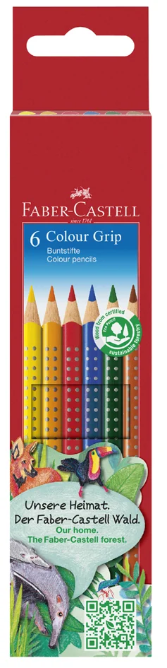 FABER-CASTELL Crayons de couleur Colour GRIP, étui de 36 - OEM 112442 – Image 2